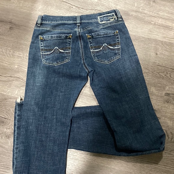 Diesel Bootcut Frayed Hem Jeans - Picture 4 of 10